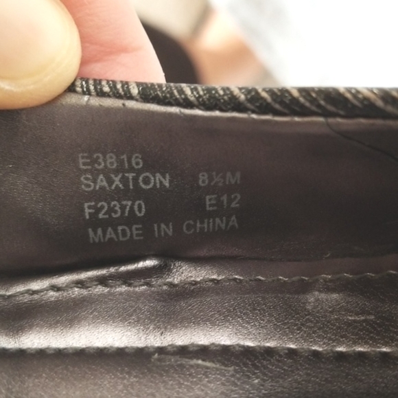 Calvin Klein Silver Black Leather Wedge Saxton - Picture 8 of 8